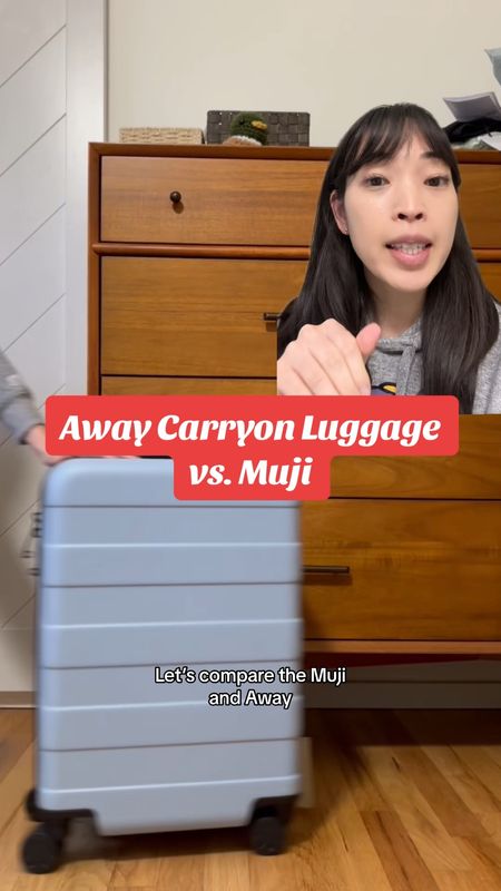 Away carry on luggage vs. Muji hard shell suitcase. Check out my luggage review to find the best carry on for you. Away retails for $275 but I’ve seen as low as $220. Muji is not on LTK that I know of but as low as $150 on sale.

#LTKtravel #LTKVideo #LTKsalealert
