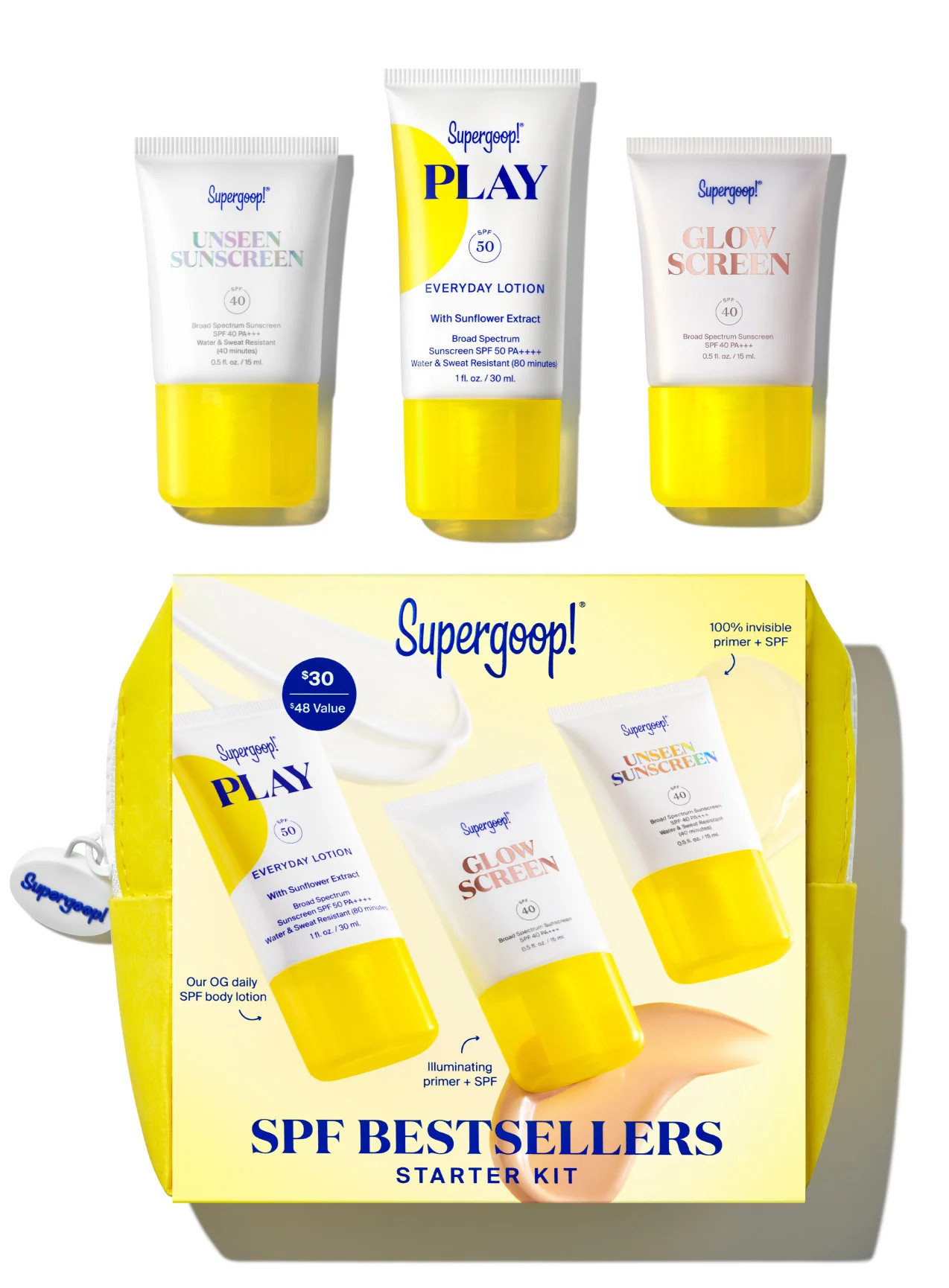 SPF Bestsellers Starter Kit | Supergoop