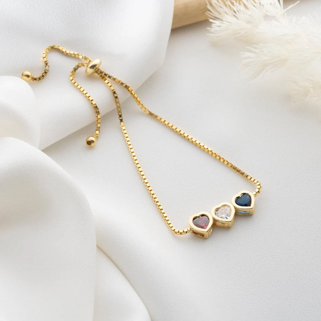 Custom Birthstone Bracelet for Mom, Family Birthstone Bracelet, Birthstone Jewelry, Christmas Gif... | Etsy (US)