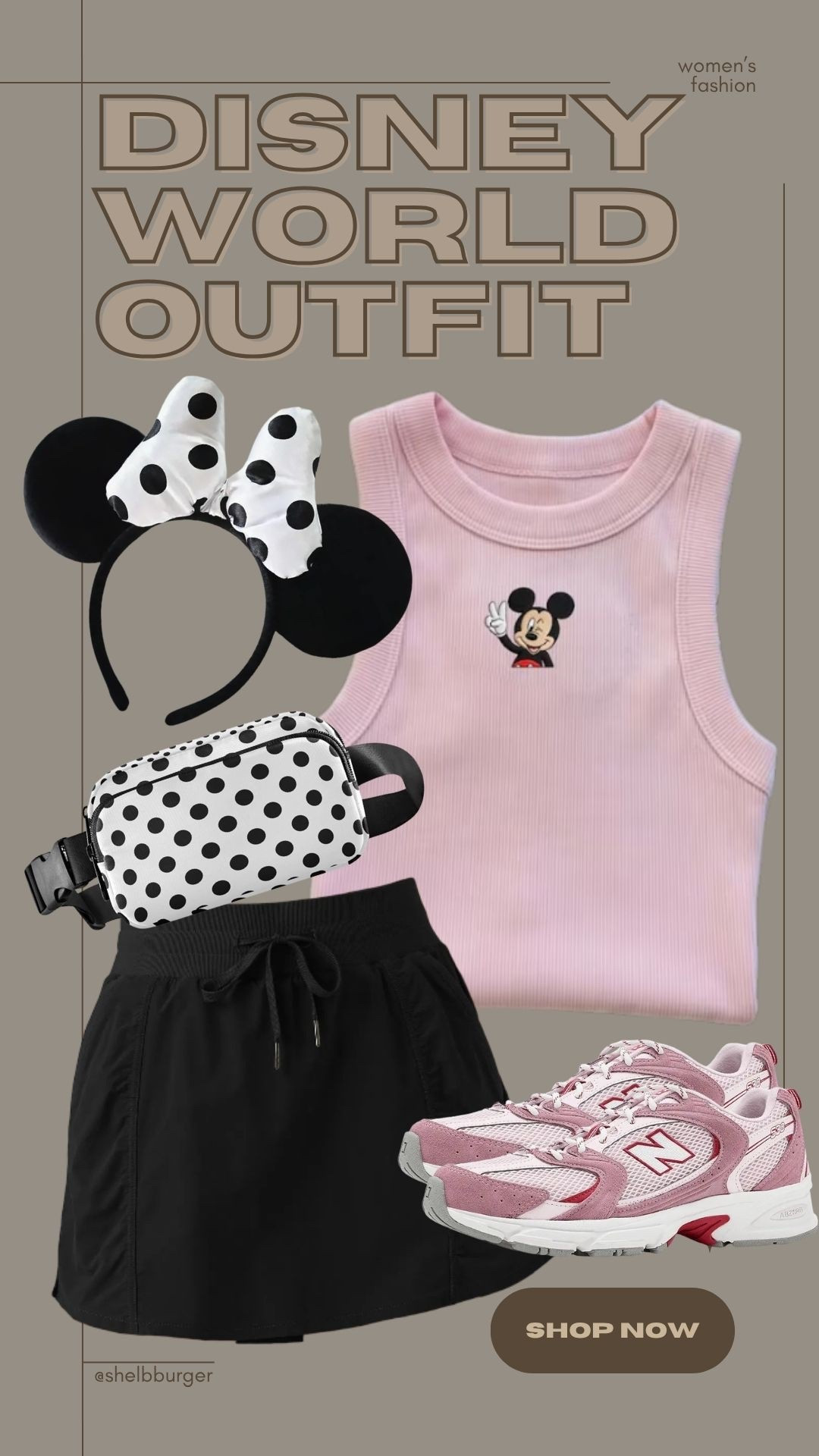 Women’s Disney World vacation trip Mickey Mouse girly active skirt and tank top outfit

#LTKTravel #LTKSaleAlert