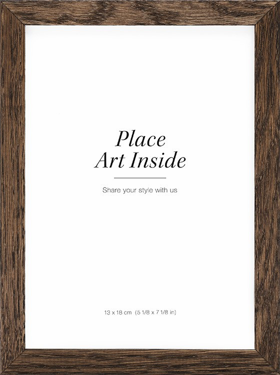 Dark Oak Frame, 5" x 7" in | Desenio