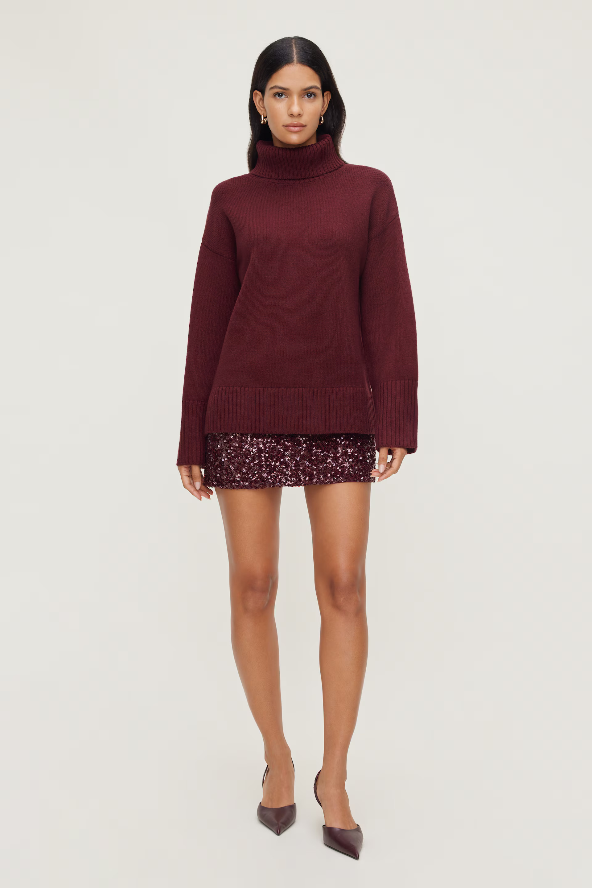 Kylie Sequin Mini Skirt | Dynamite Clothing