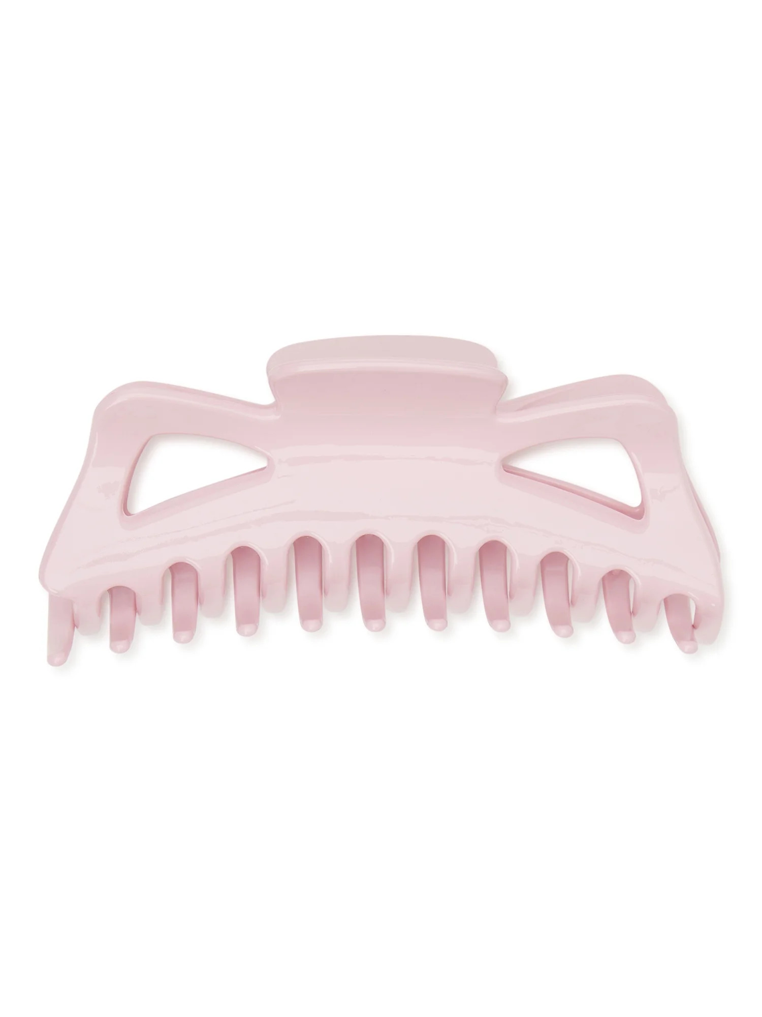 Time and Tru Women's Large Hair Claw Clip, Pink | Walmart (US)