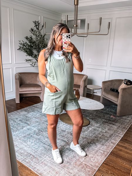 Amazon summer overalls that are non-maternity but bump-friendly! I am 29 weeks pregnant so I sized up one! 

Best white sneakers under $30 



#LTKBump #LTKFindsUnder50 #LTKStyleTip
