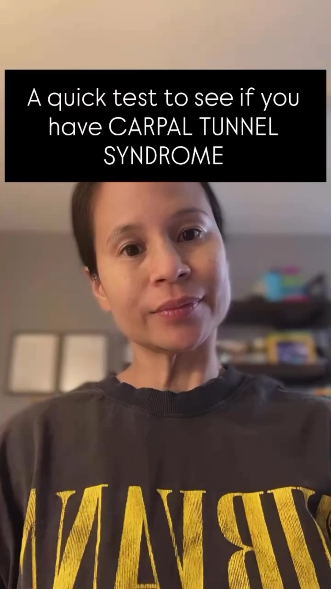 So how did this one go? 

Do you have CARPAL TUNNEL SYNDROME?

✨ But before we continue, make sure to SAVE THIS for later to refer back to/FOLLOW us for more tips and decreasing your pain/SHARE with another!✨

Now a lot of us have heard of carpal tunnel syndrome,

But do you know what is actually happening? 

In carpal tunnel syndrome, there is nerve compression. 

Specifically, the median nerve is being compressed.

The median nerve is in charge of a lot of things in your hand including how it feels and how it functions.

So when you have carpal tunnel syndrome, you can feel numbness and tingling in your fingers (to be specific, with the thumb, the index finger, the middle finger and part of your ring finger) 

And you can feel weakness and clumsiness in your hand. 

It’s important to get help for it as soon as possible because these problems, with time, can become permanent.

So do you have it? Let me know!

By the way, do you want to know what you should be doing about your injury ?

Then grab my recovery program for carpal tunnel syndrome.

Comment “cts” below, and I will  send you more info!

Hi my name is Rose and I am an Orthopedic occupational therapist and certified hand therapist for the last 20 years.  I specialize in treating injuries of the hands to the shoulders.  My goal is to provide effective solutions for those ready to get their life back!

#carpaltunnel #carpaltunnelsyndrome #carpaltunnelsurgery #carpaltunnelrelief