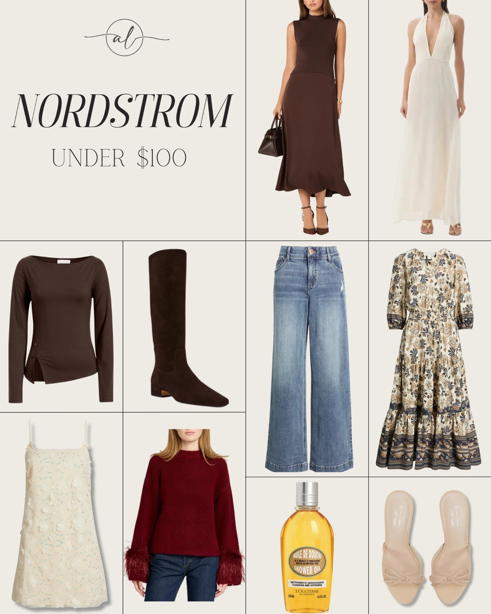 Nordstrom under $100 
Beautiful outfits I find beautiful and elegant 

#LTKU #LTKootd #LTKSeasonal
