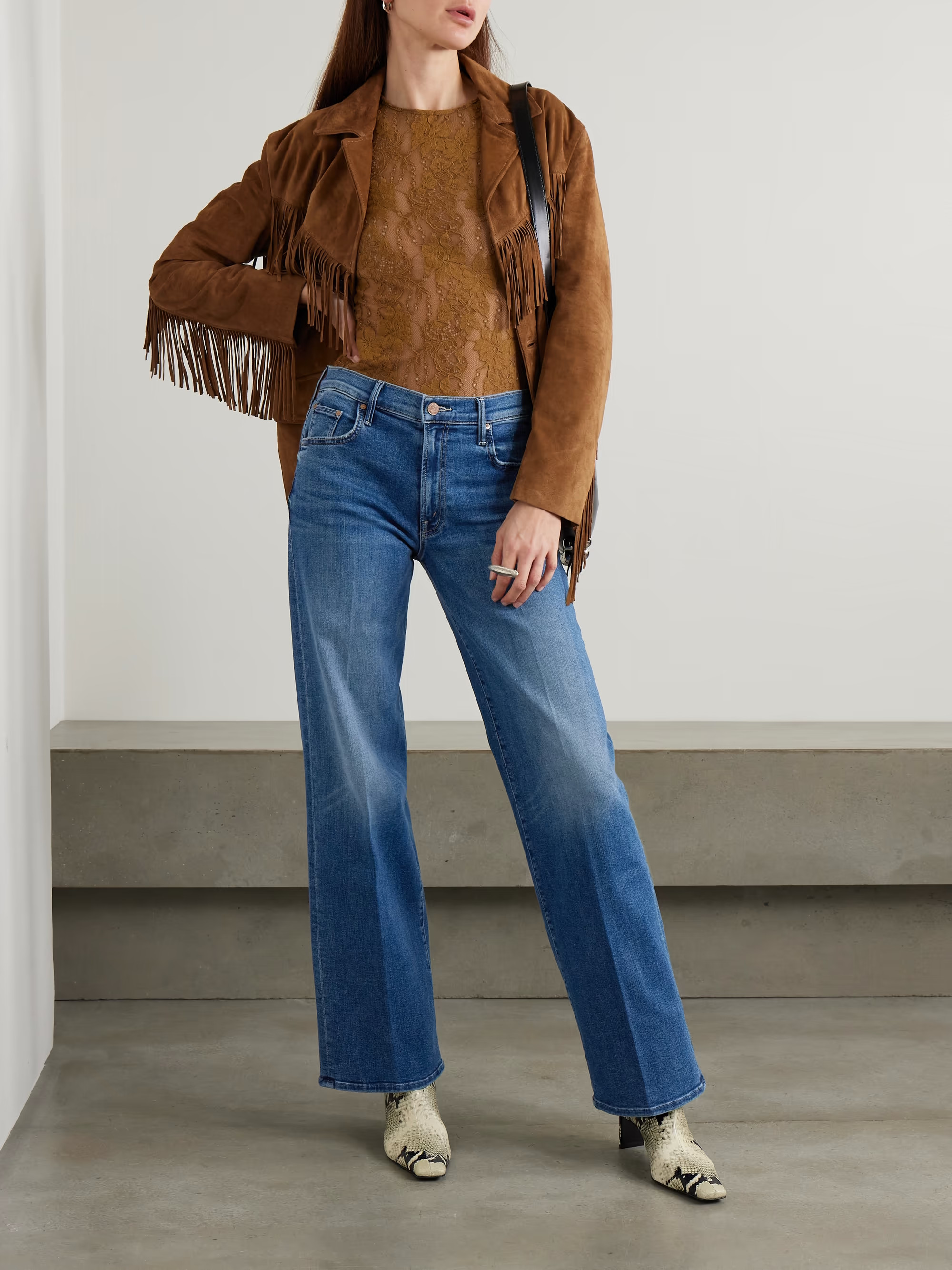 The Maven Sneak mid-rise straight-leg jeans | NET-A-PORTER (US)