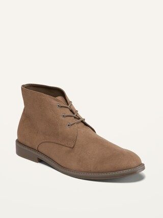 Water-Repellent Faux-Suede Desert Chukka Boots for Men | Old Navy (US)