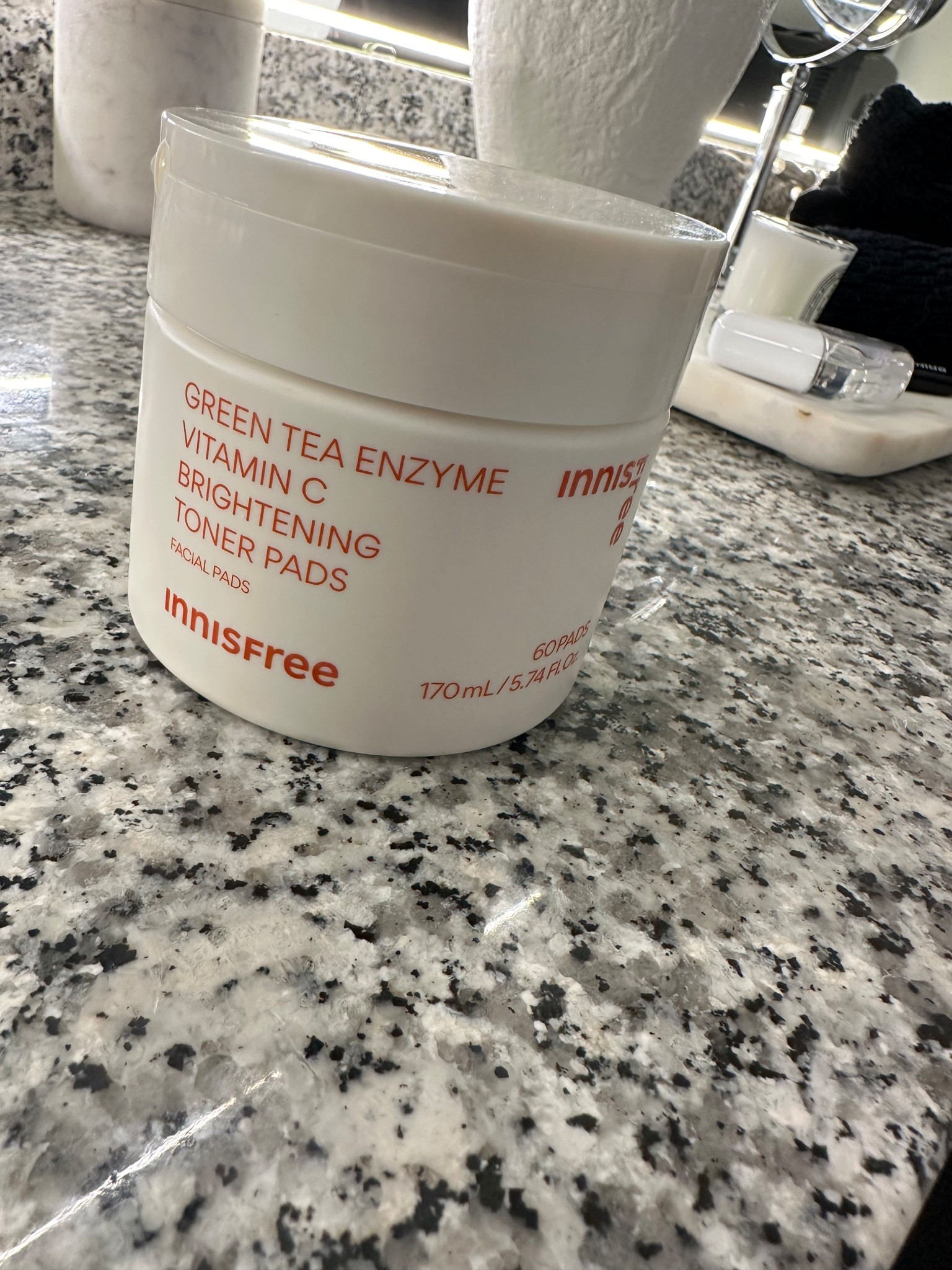 Green Tea Enzyme Vitamin C Toner Pads. 



#LTKBeauty #LTKdayinmylife #LTKselfcare