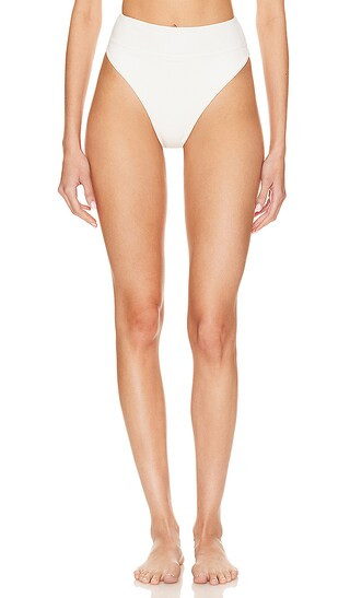 Mirella High Waist Bottom in White | Revolve Clothing (Global)
