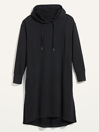 Loose Hooded Sweatshirt Shift Dress for Women | Old Navy (US)
