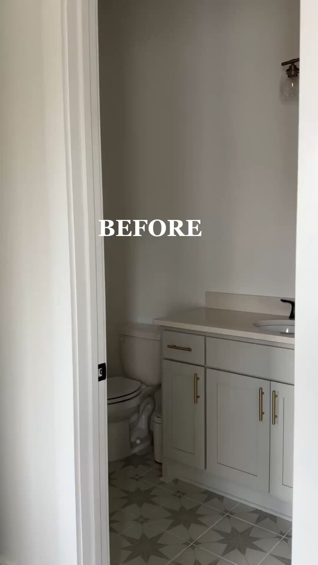 Bathroom before and after, bathroom wallpaper, bathroom makeover, bathroom reno, powder bath design #bath

#LTKHome #LTKSeasonal #LTKSaleAlert