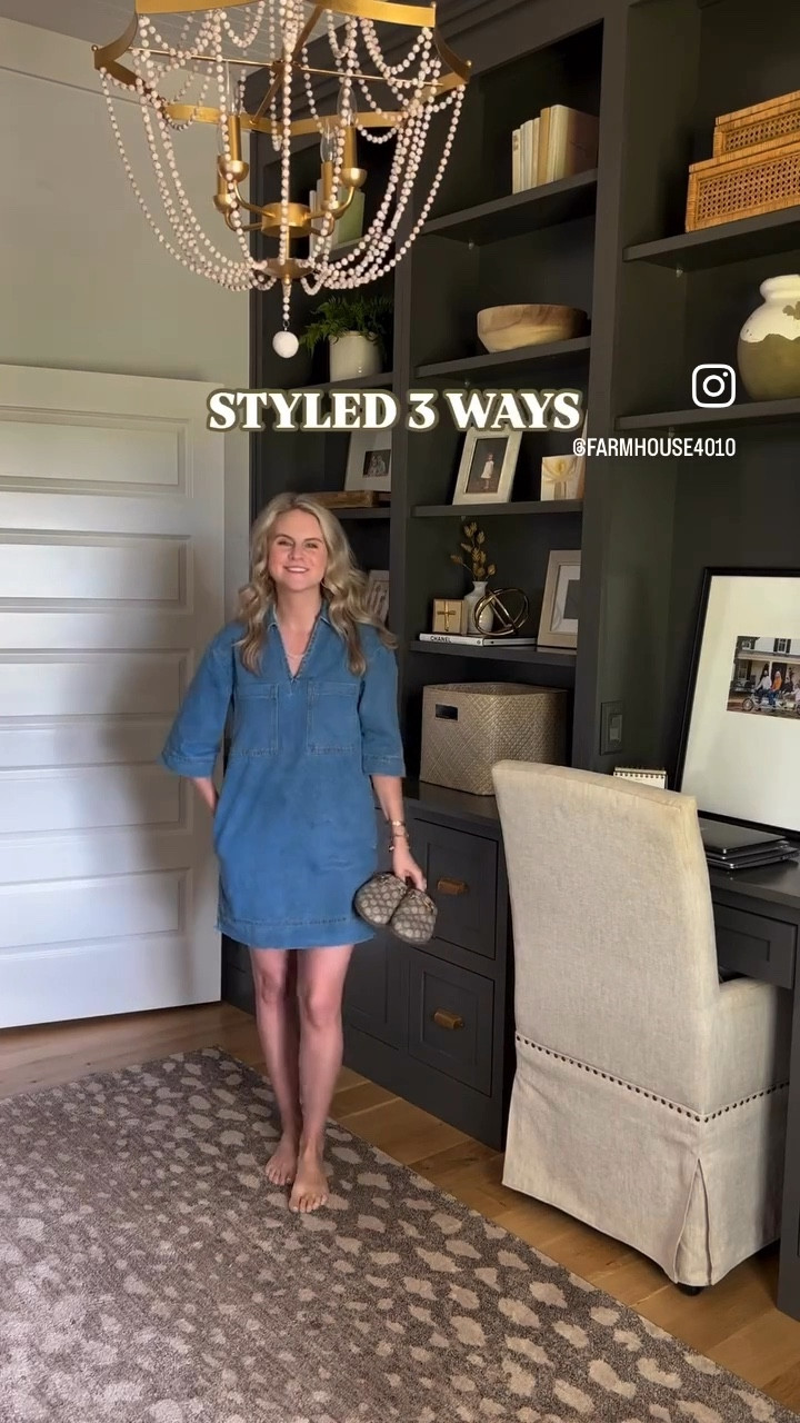 This denim dress is so easy to style in so many ways.



#LTKStyleTip #LTKSeasonal