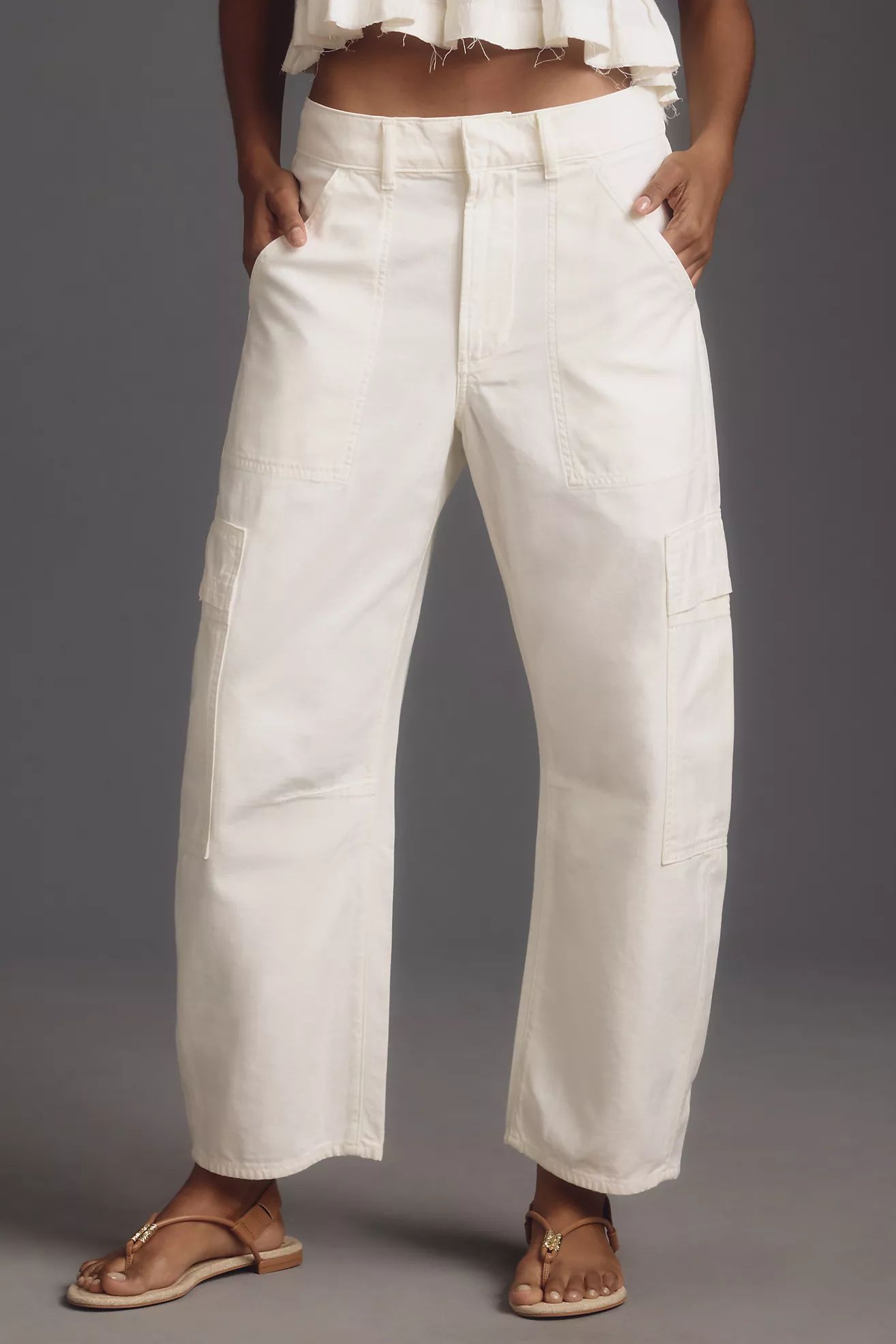 Citizens of Humanity Marcelle Cargo Barrel Pants | Anthropologie (US)