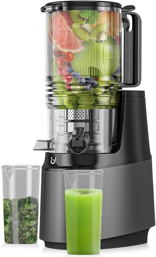 Cold Press Juicer Machines, 350W Masticating Juicer with 5.8" Inch Large Feed Chute for Whole Fru... | Amazon (US)