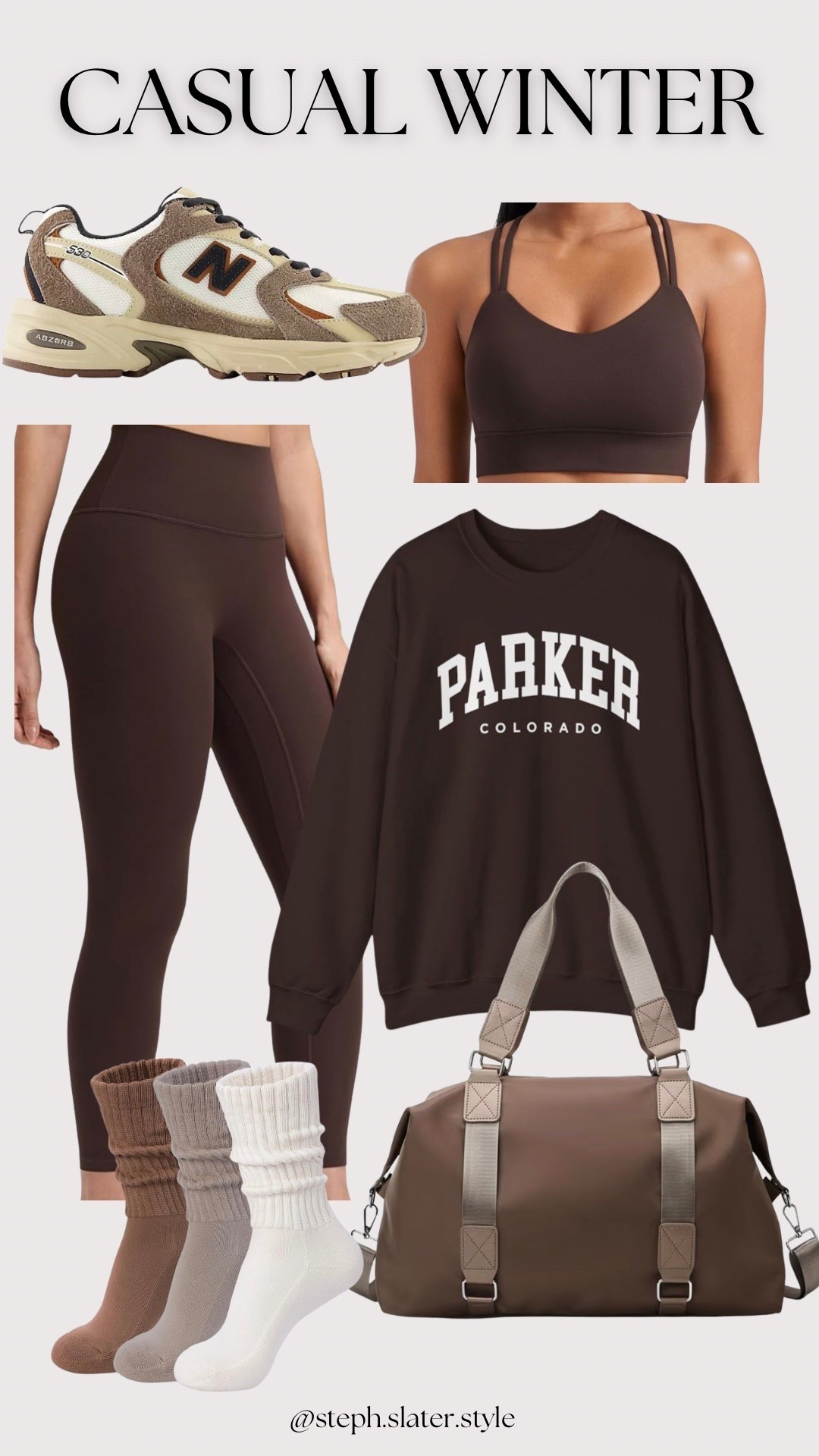 The perfect outfit to wear to the gym or running errands. 🤎👟

#LTKActive #LTKootd #LTKfitnessgoals