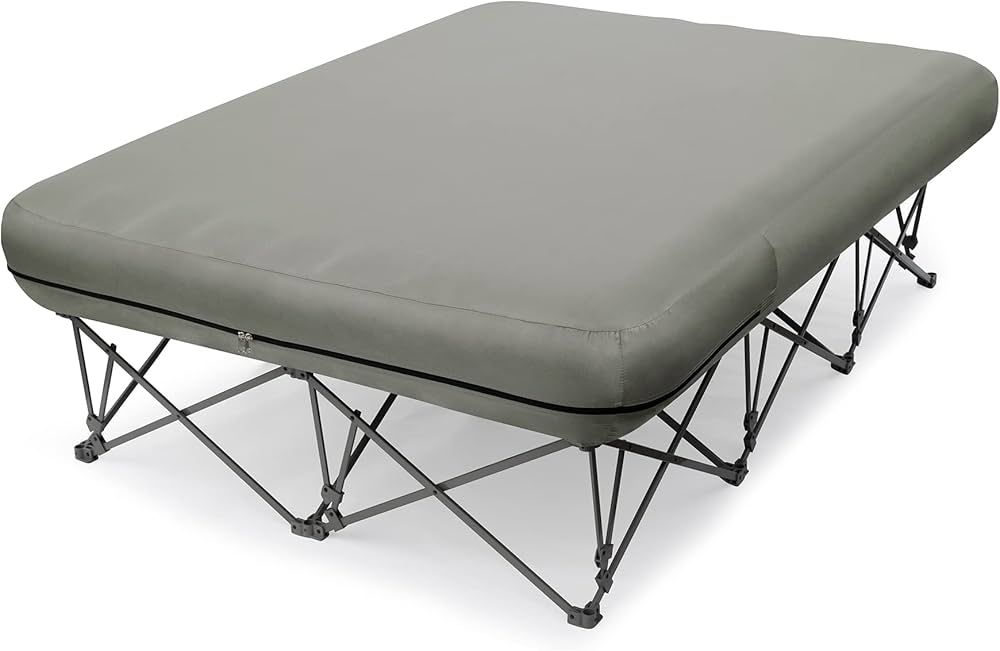 KAMPKEEPER 2 Person Camping Cot,Folding Camping Bed with Inflatable Air Mattress and Carry Bag,fo... | Amazon (US)