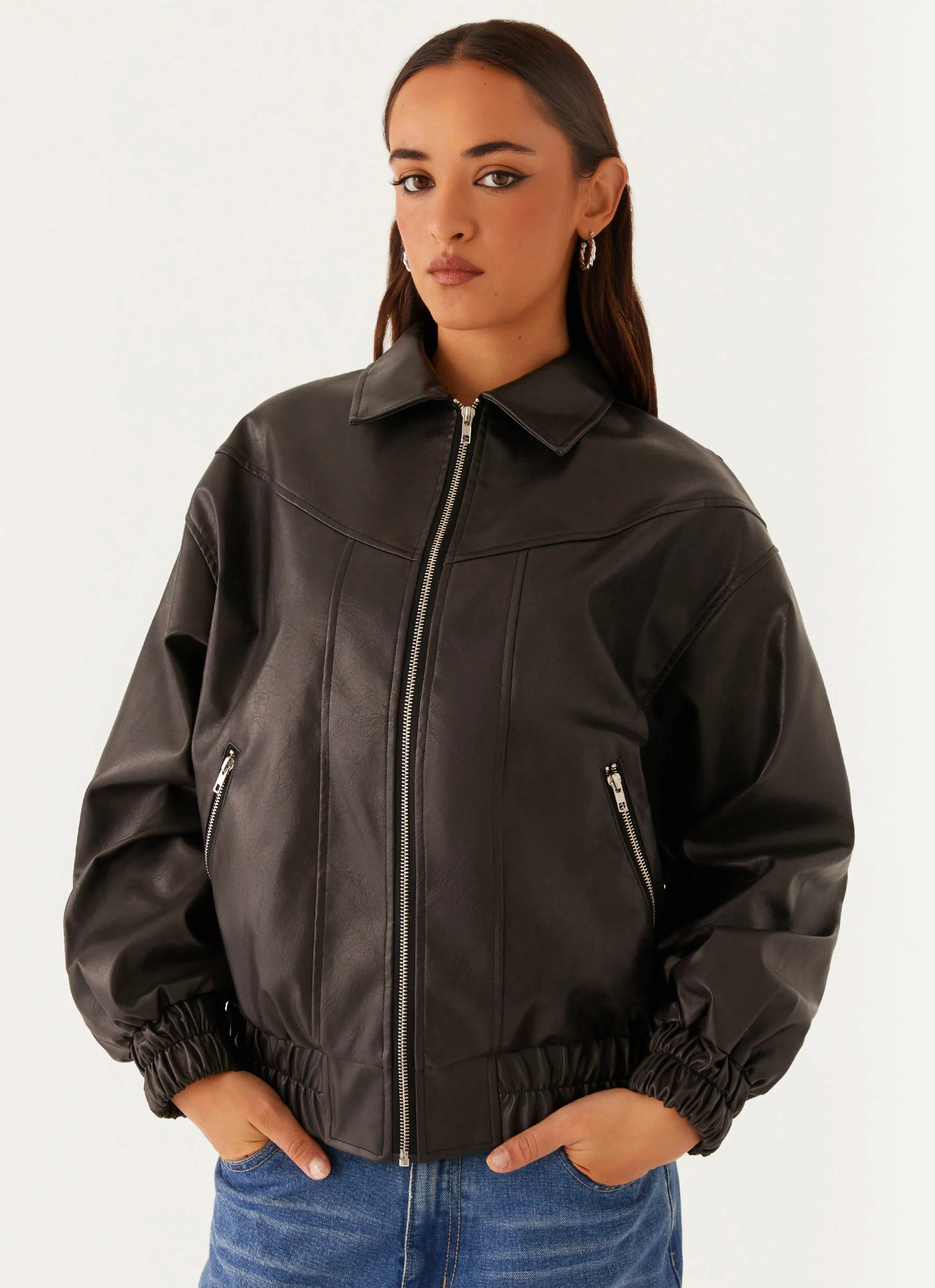 Holland Bomber Jacket - Black | Peppermayo (Global)