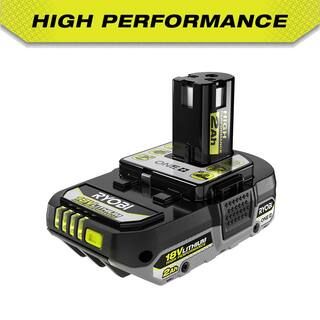 ONE+ 18V High Performance Lithium-Ion 2.0 Ah Compact Battery | The Home Depot