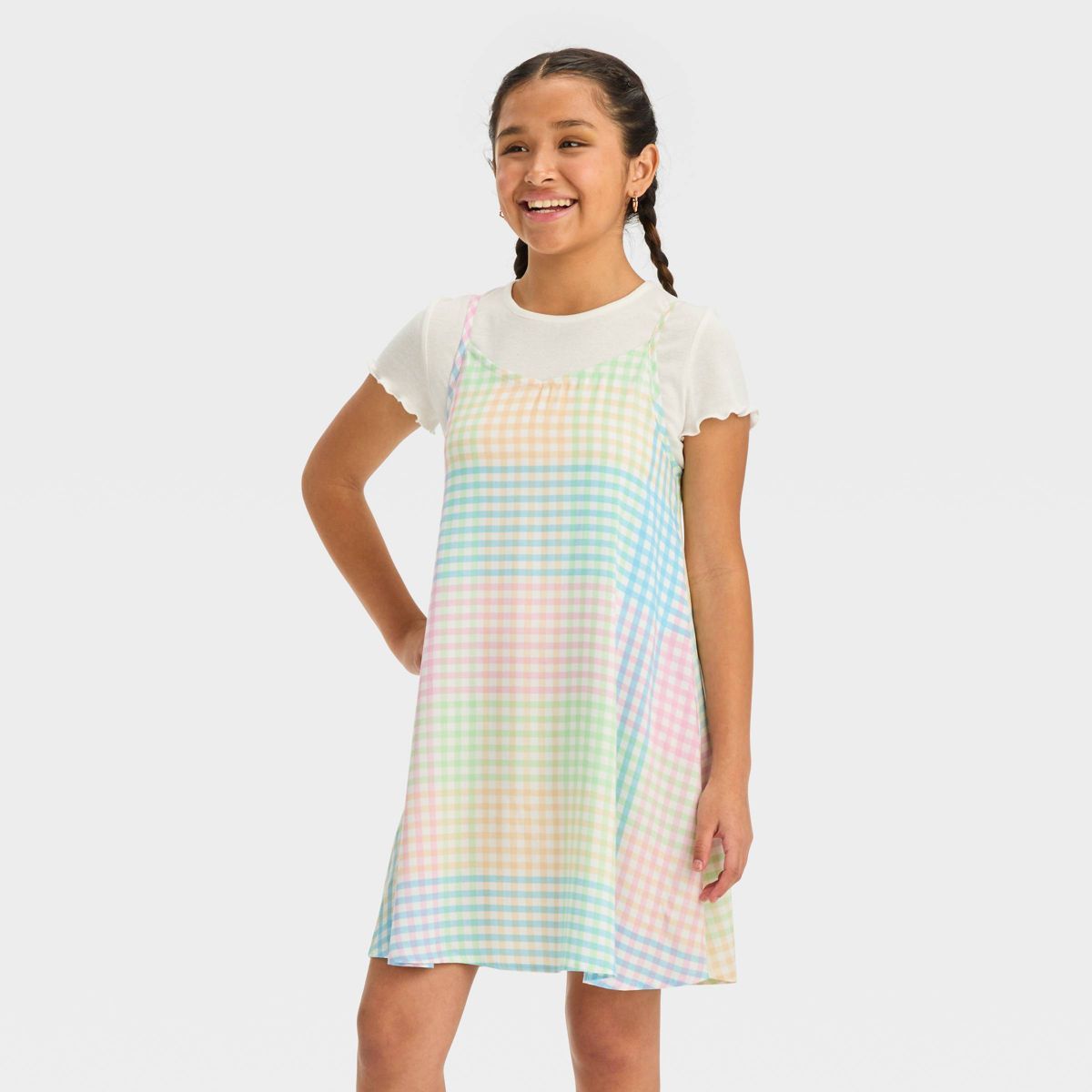 Girls' 2-for-1 Slip Dress - art class™ | Target