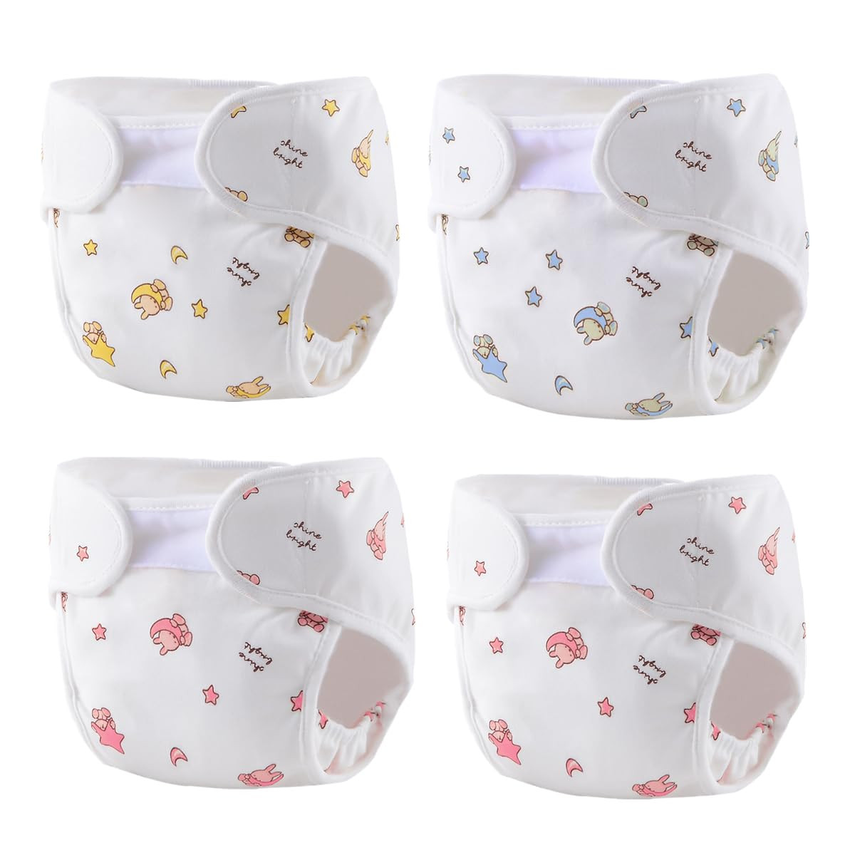 Reborn Baby Dolls Diapers Accessories 4-Piece Pack Fit for 17-24 inch Reborn Dolls Newborn Underw... | Amazon (US)