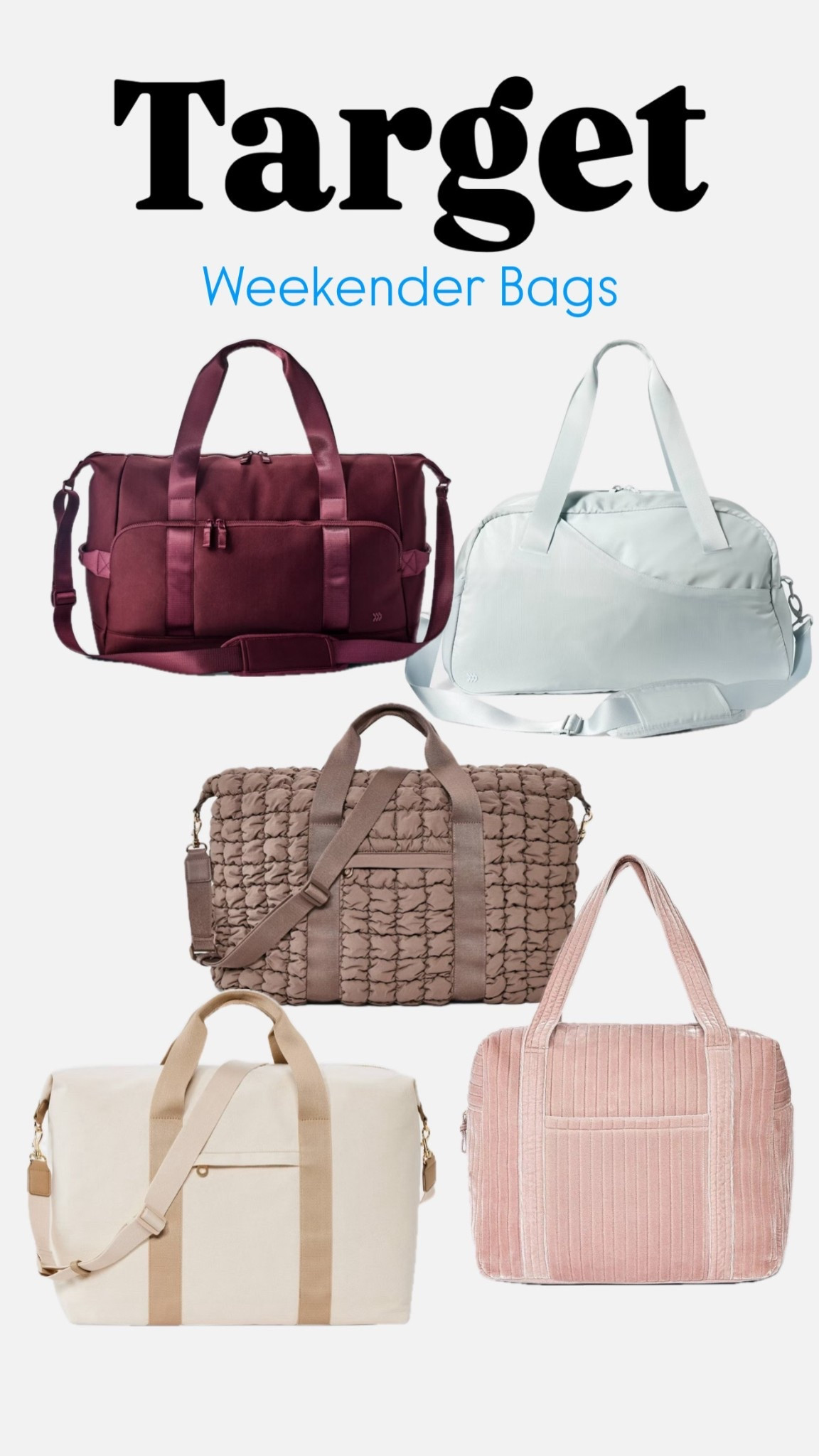 Weekender bags 

#LTKTravel #LTKActive #LTKFindsUnder50