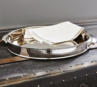 Harrison Round Bar Tray | Pottery Barn (US)