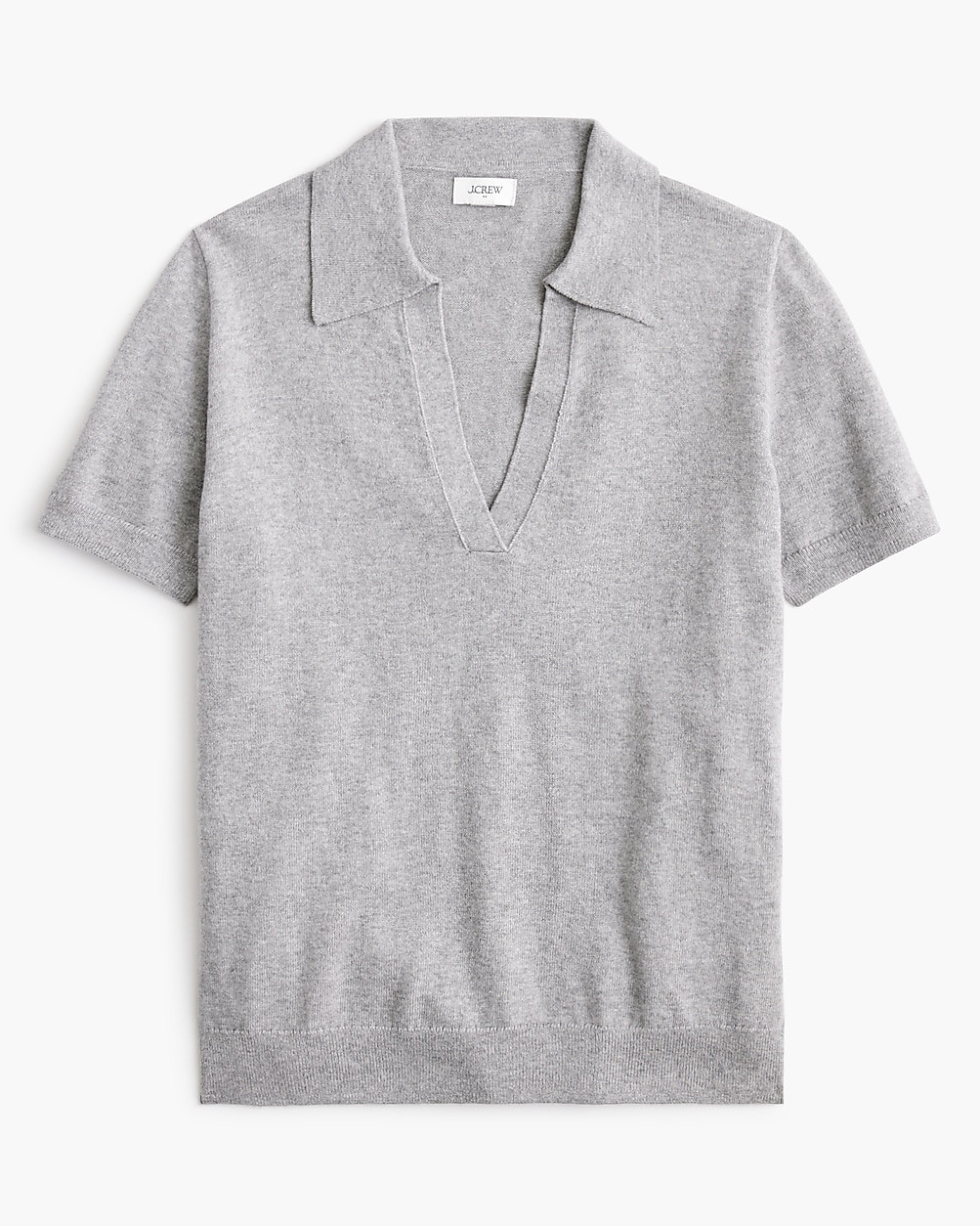 Short-sleeve cotton-blend sweater-polo | J.Crew Factory