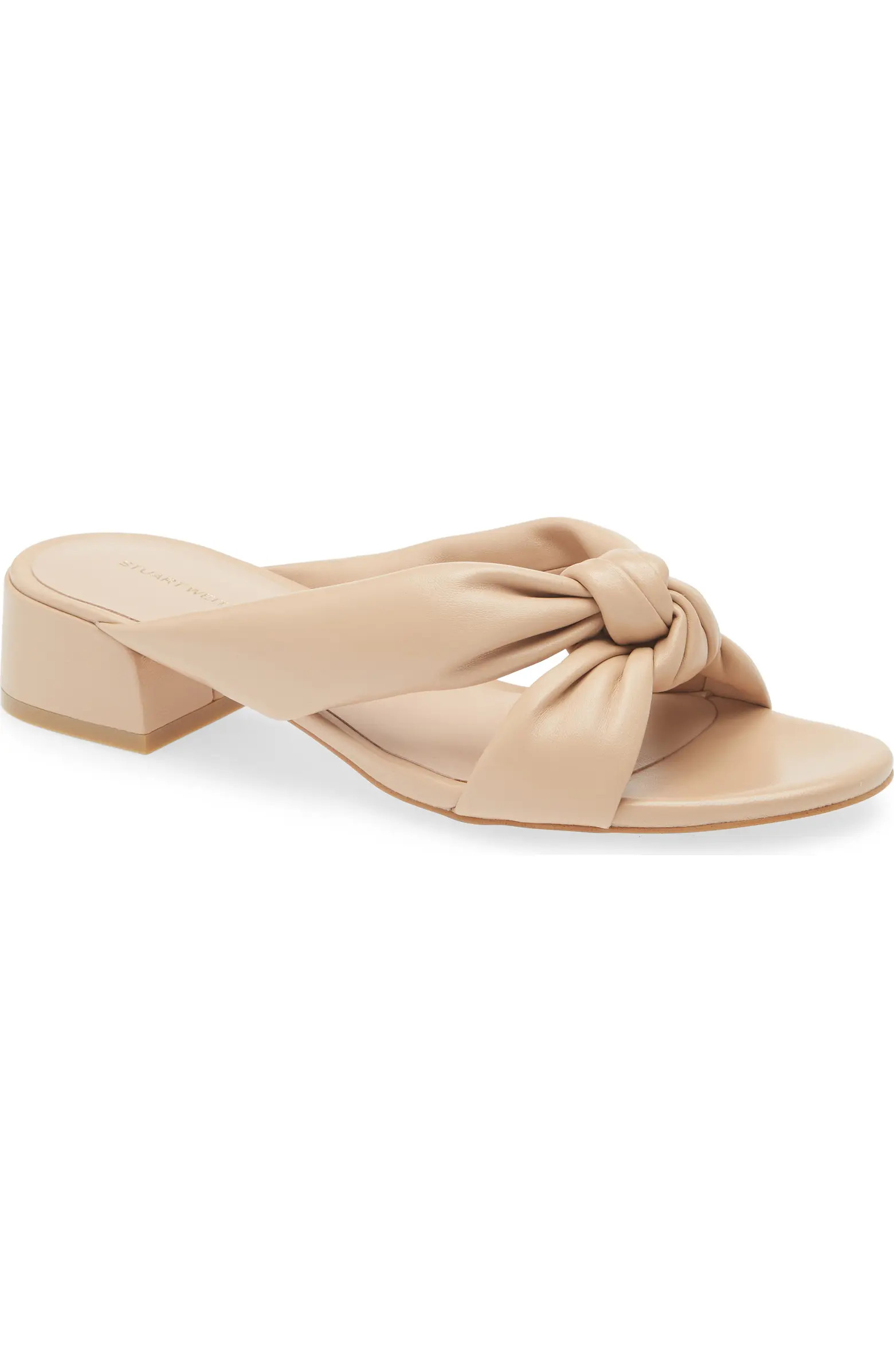 Stuart Weitzman Playa 35 Knot Slide Sandal (Women) | Nordstromrack | Nordstrom Rack