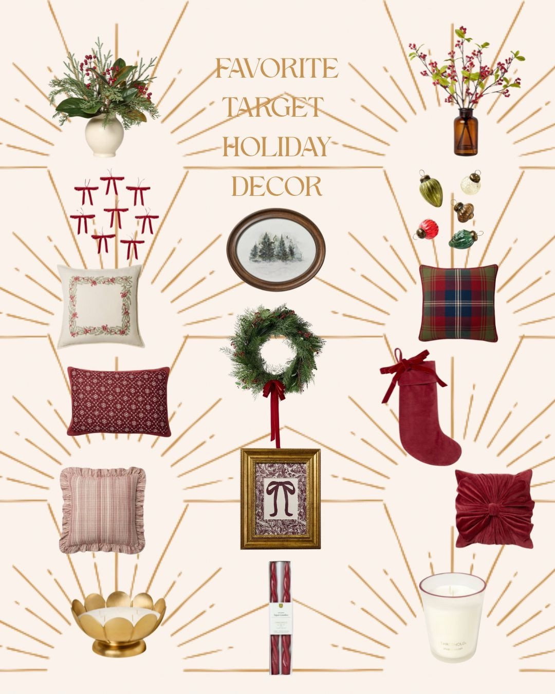 Here are my favorite red @target holiday decor finds! Posting them now before they all sell out! So many beautiful, affordable options! 

Affordable holiday decor, red holiday decor, favorite decor finds, target holiday decor

#holidaydecor #targetholiday #favoritefinds #redholidaydecor #affordable #decor

#LTKHome #LTKSeasonal #LTKHoliday