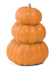 23in Mgo 3 Stacking Pumpkins Decor | Marshalls