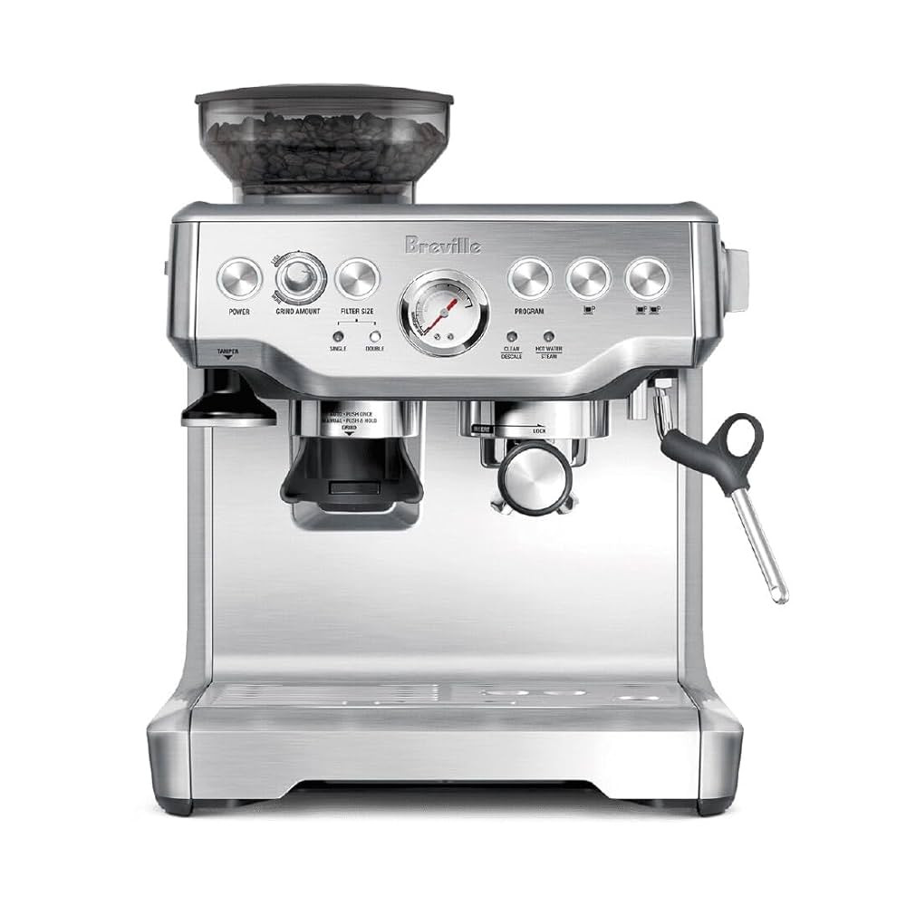 Breville Barista Express Espresso Machine, Brushed Stainless Steel, BES870XL | Amazon (CA)