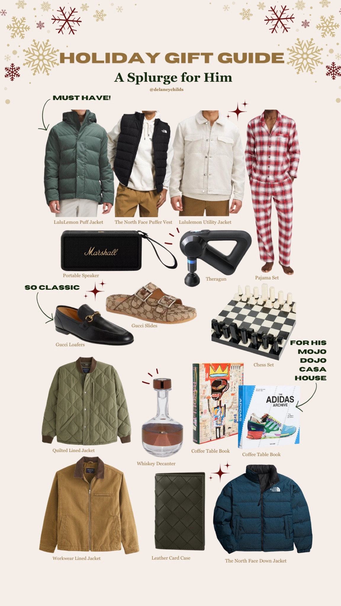 🎁✨ Gift Guide 2023 ✨🎁
A Splurge for Him

#LTKHoliday #LTKGiftGuide #LTKmens