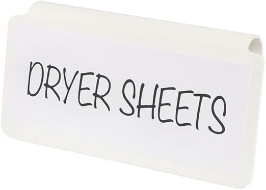 iDesign Ría Safford Metal Clip-On Labels for Storage Bins, Set of 8, Coconut | Amazon (US)