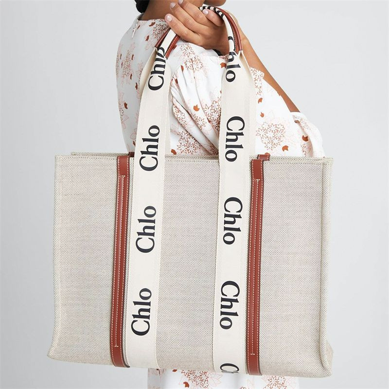 mirror quality woody Canvas tote shopping bag Womens men Large Cross Body handbag designer Bags s... | DHGate