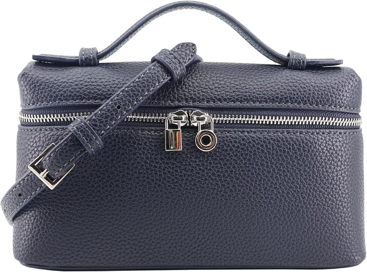 Crossbody Bag for Women Top-Handle Pouch Mini Bag Designer Shoulder Leather Handbag Trendy Purse | Amazon (US)