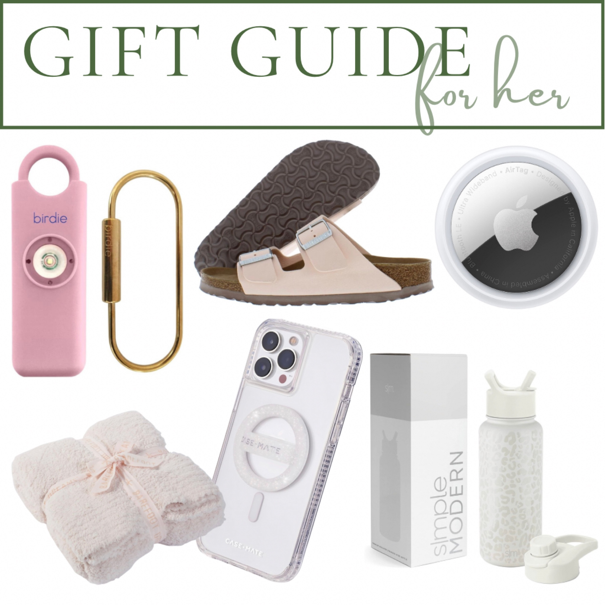 Gift guide for her pink and white, pink Birkenstock, Barbie inspired gifts, Amazon Christmas for her, apple air tag, barefoot dreams blanket, gifts for mom, gifts for college girls, gifts for teens 

#LTKfamily #LTKHoliday #LTKGiftGuide