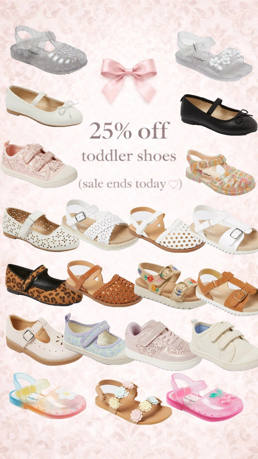 Sale alert! 25% off toddler shoes 🤍💕 Ends today! 

#LTKmomlife #LTKSeasonal