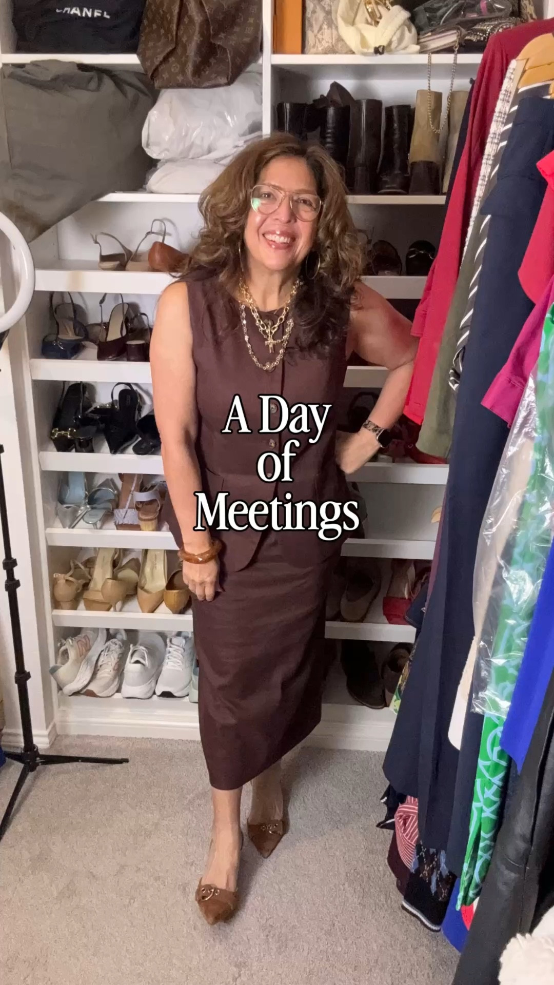 Getting ready for my day. I have a full day of meetings, networking, and events and I want to feel chic and stylish and look put together, but be comfortable. This set from Ann Taylor is vintage, but they have similar items still available. ￼


#LTKgrwm #LTKWorkwear #LTKPlusSize