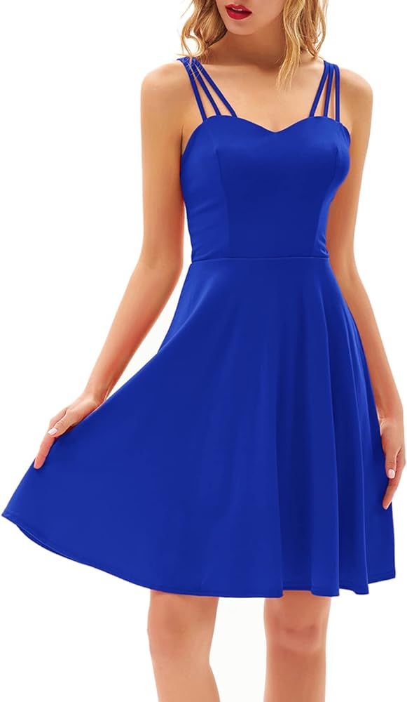 Royal Blue Spaghetti Strap Dress  | Amazon (US)