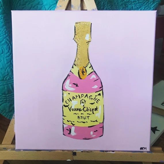 Customizable veuve clicquot glitter top champagne bottle | Etsy | Etsy (US)