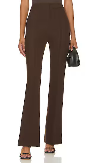 Dominga Pant in Dark Brown | Revolve Clothing (Global)