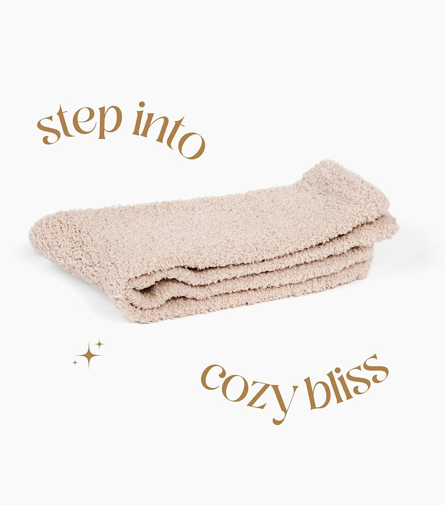 Ultra-Luxe Cloud Sock For Women & Men | Warm & Cozy Fuzzy Unisex Sleep Socks | Super Soft Luxurious  | Amazon (US)