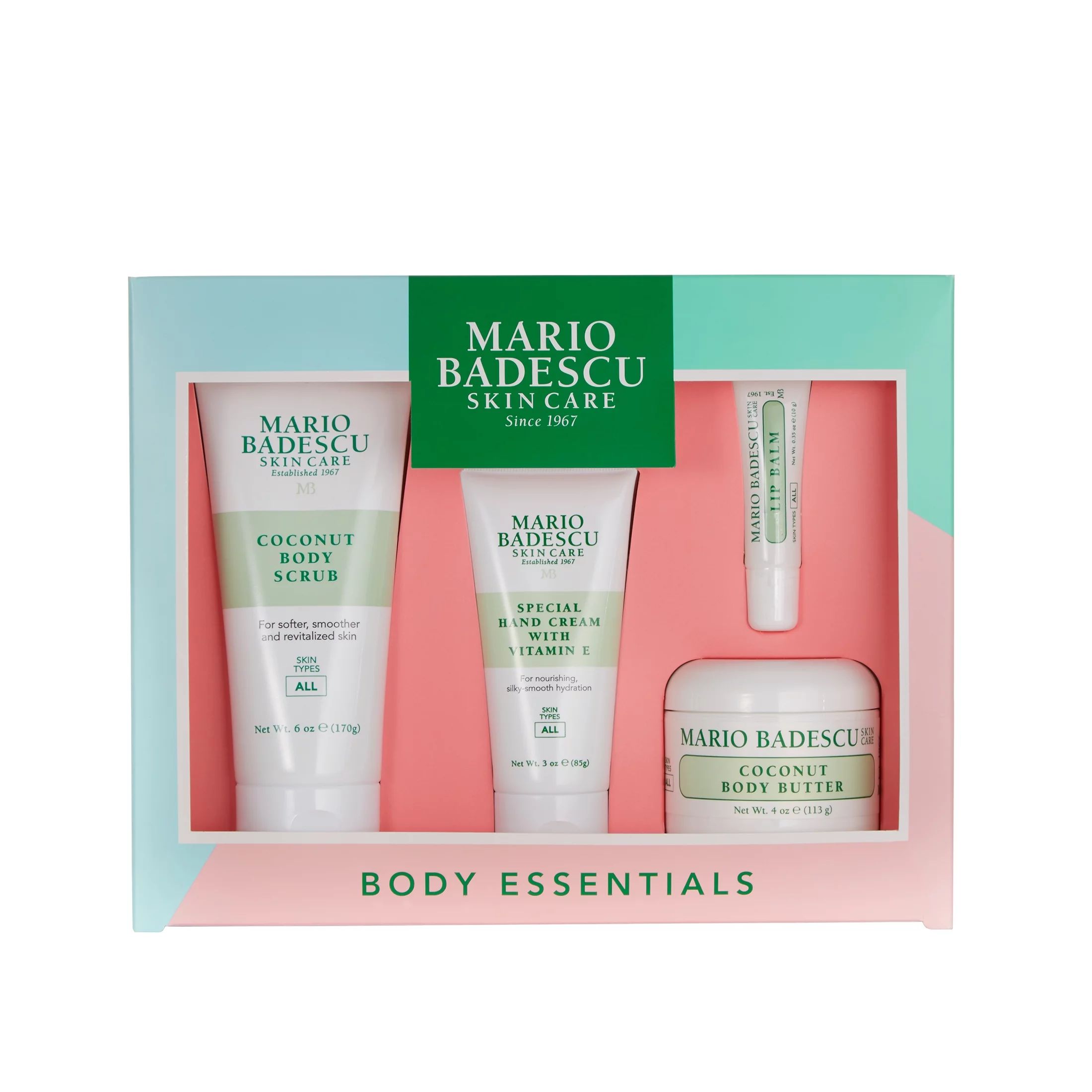 Mario Badescu Body Essentials Kit, 4 Piece Set | Walmart (US)