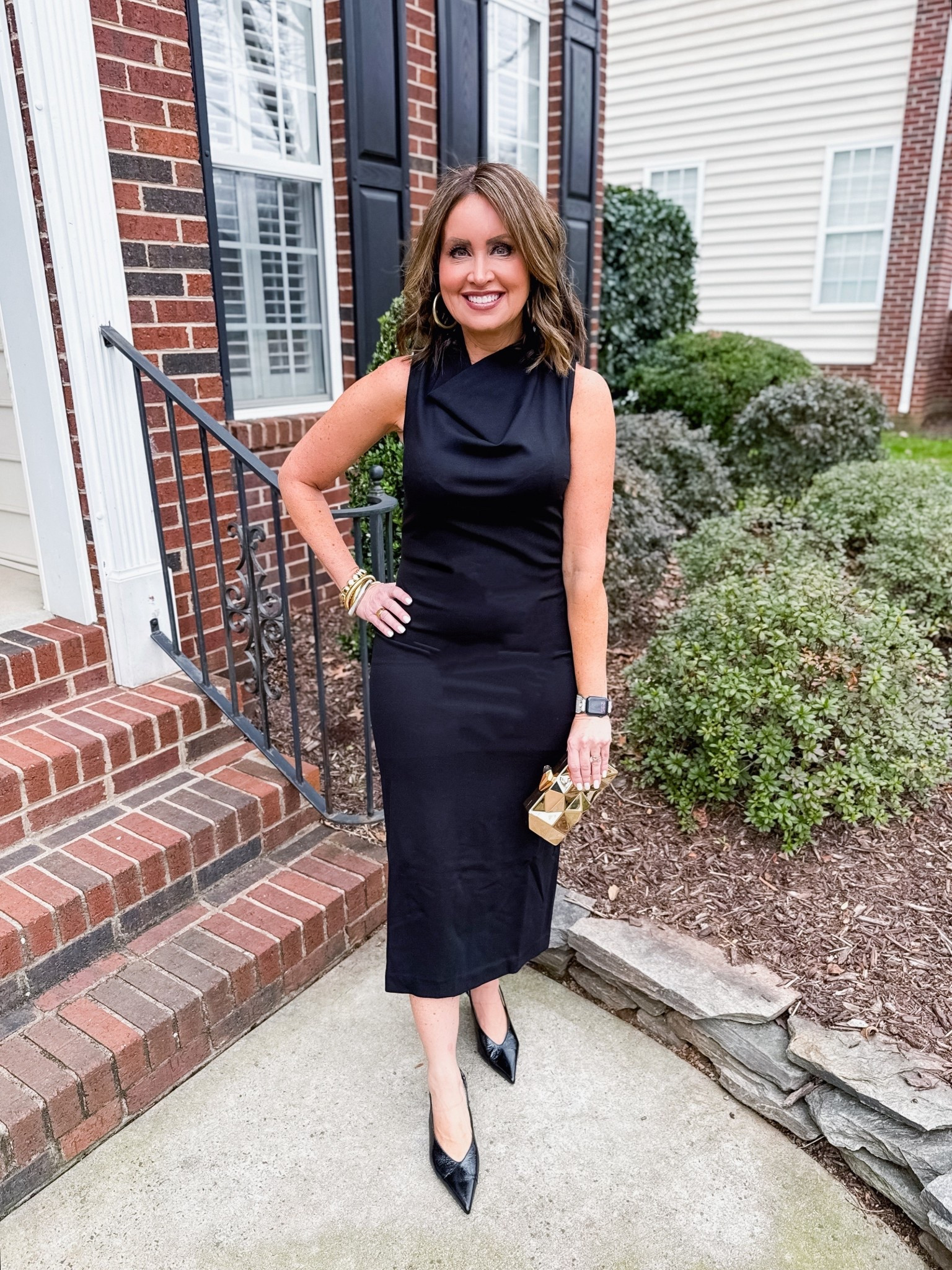 @Spanx sale - use code LTKSPANX
for 20% off sitewide 
Black wedding guest dress 
Form fitting but true to size 

#LTKSpringSale #LTKSaleAlert #LTKWedding