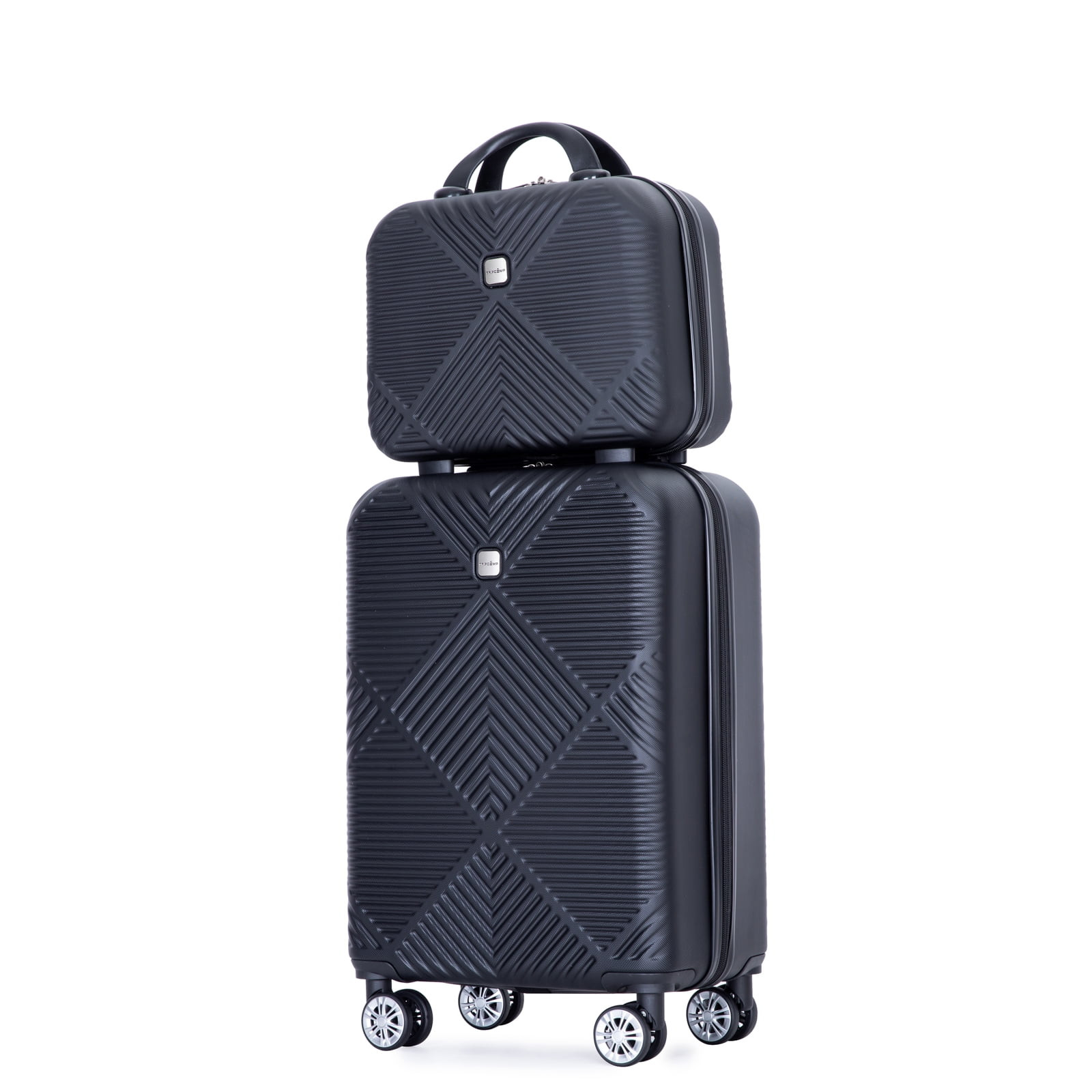 Tripcomp Luggage Sets 2 Piece Suitcase Set (14/20/)Hardside Suitcase with Spinner Wheels Lightwei... | Walmart (US)