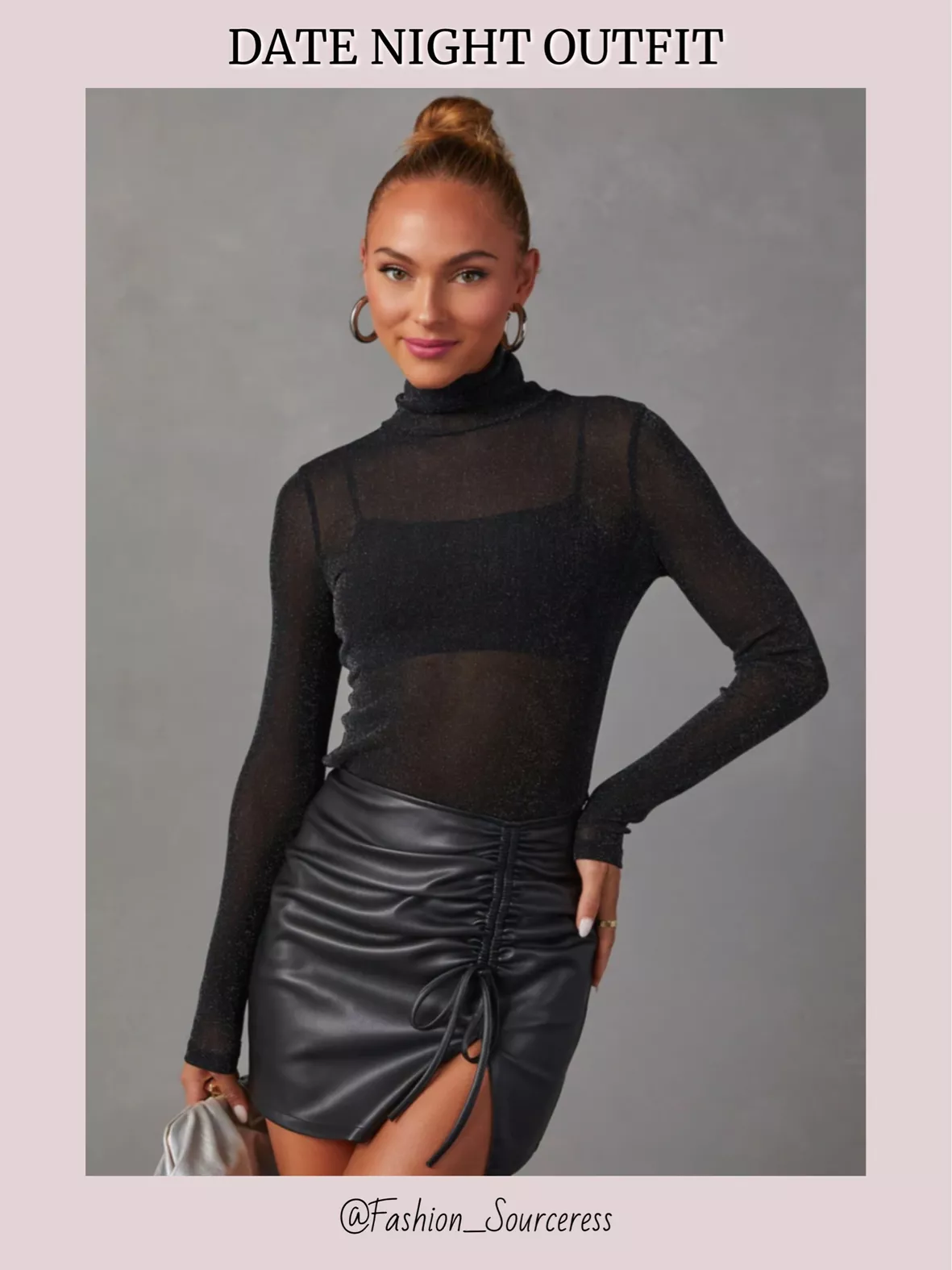 Long Sleeve High Neck Lace Bodysuit curated on LTK