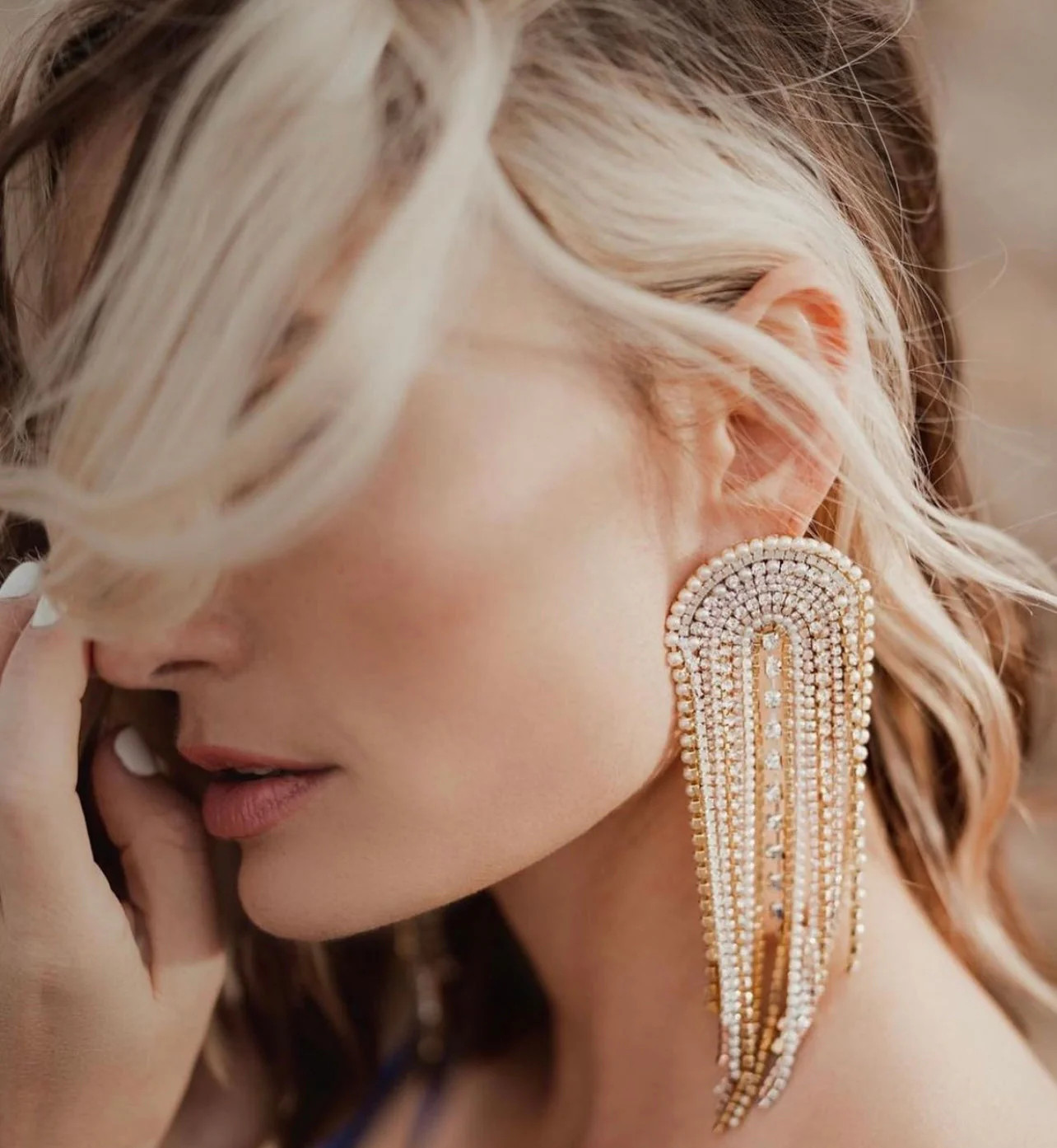 Champagne Crystal Jumbo Extra Long Rainbows | Feed Me Gems