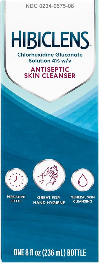 Hibiclens â€“ Antimicrobial, Antiseptic Soap and Skin Cleanser 8oz for Home Hospital 4% CHG | Amazon (US)