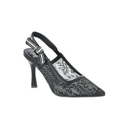 Madden NYC Women's Pointed Toe Slingback Stiletto Heel Shoes | Walmart (US)